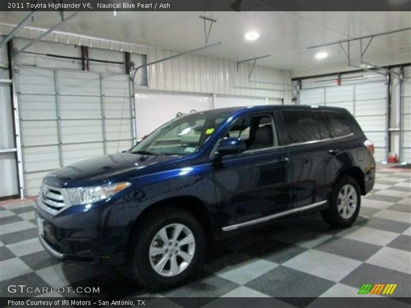 Nautical Blue Pearl / Ash 2011 Toyota Highlander V6