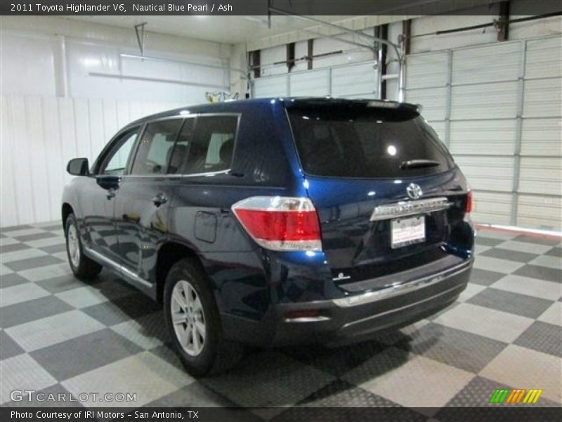Nautical Blue Pearl / Ash 2011 Toyota Highlander V6