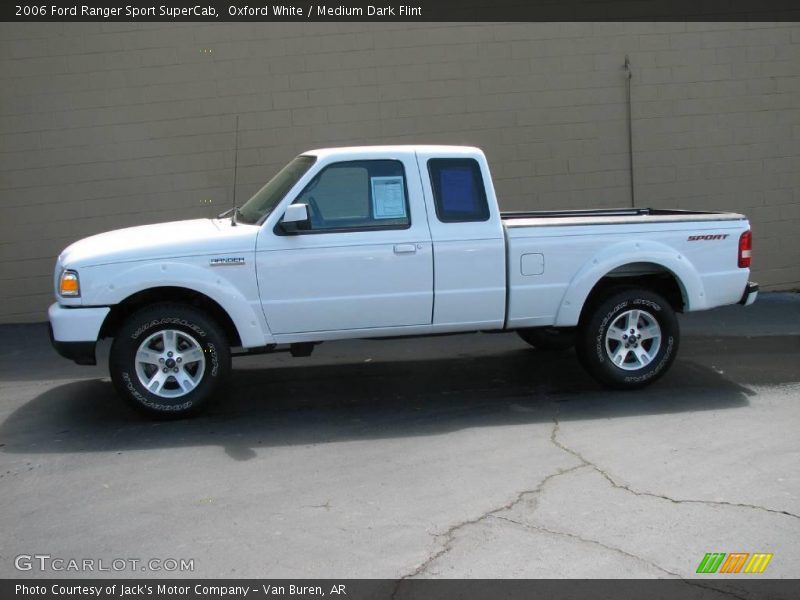 Oxford White / Medium Dark Flint 2006 Ford Ranger Sport SuperCab