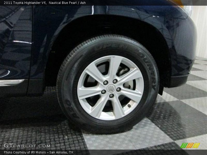 Nautical Blue Pearl / Ash 2011 Toyota Highlander V6
