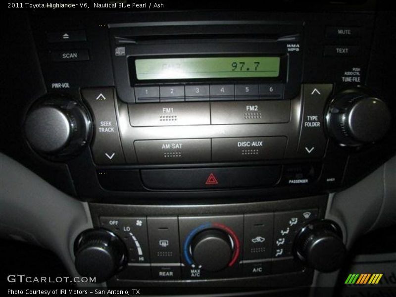Nautical Blue Pearl / Ash 2011 Toyota Highlander V6