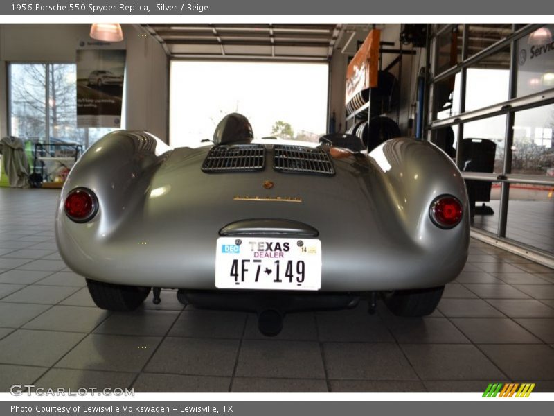 Silver / Beige 1956 Porsche 550 Spyder Replica