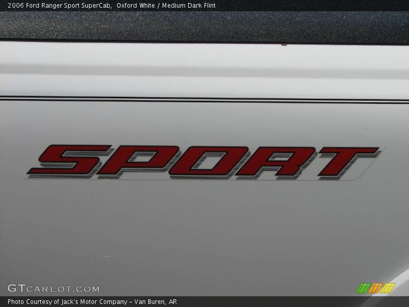 Oxford White / Medium Dark Flint 2006 Ford Ranger Sport SuperCab