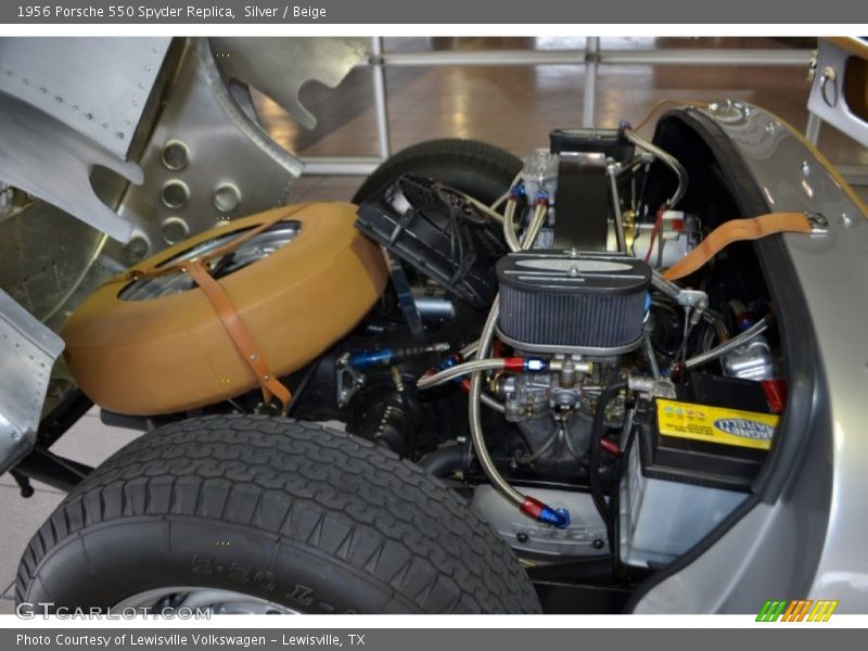 Silver / Beige 1956 Porsche 550 Spyder Replica