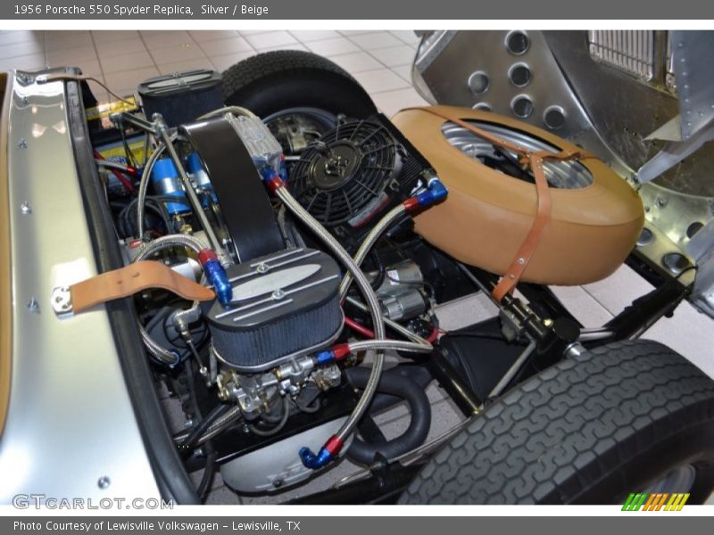 Silver / Beige 1956 Porsche 550 Spyder Replica