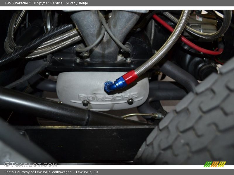 Silver / Beige 1956 Porsche 550 Spyder Replica