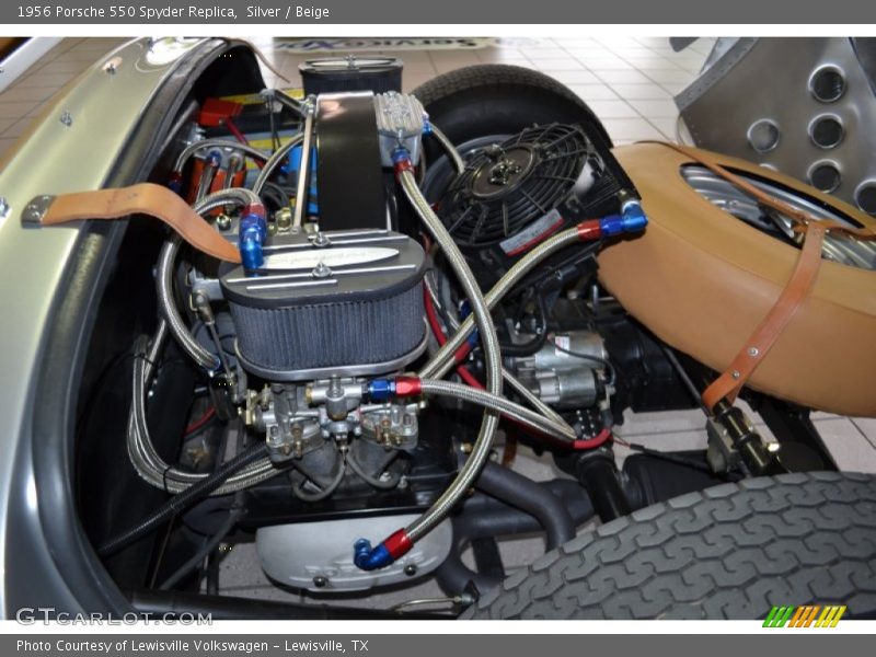 Silver / Beige 1956 Porsche 550 Spyder Replica