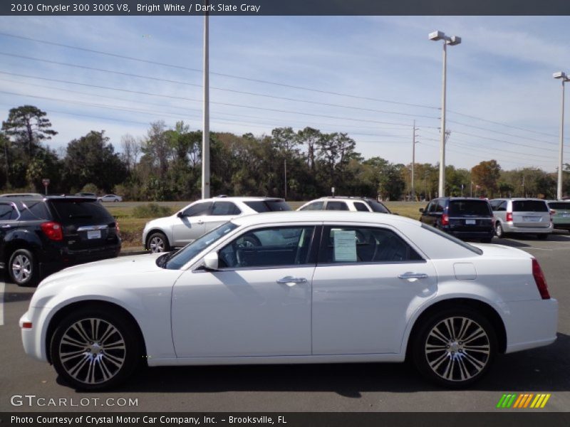 Bright White / Dark Slate Gray 2010 Chrysler 300 300S V8