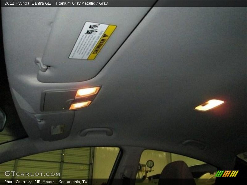 Titanium Gray Metallic / Gray 2012 Hyundai Elantra GLS