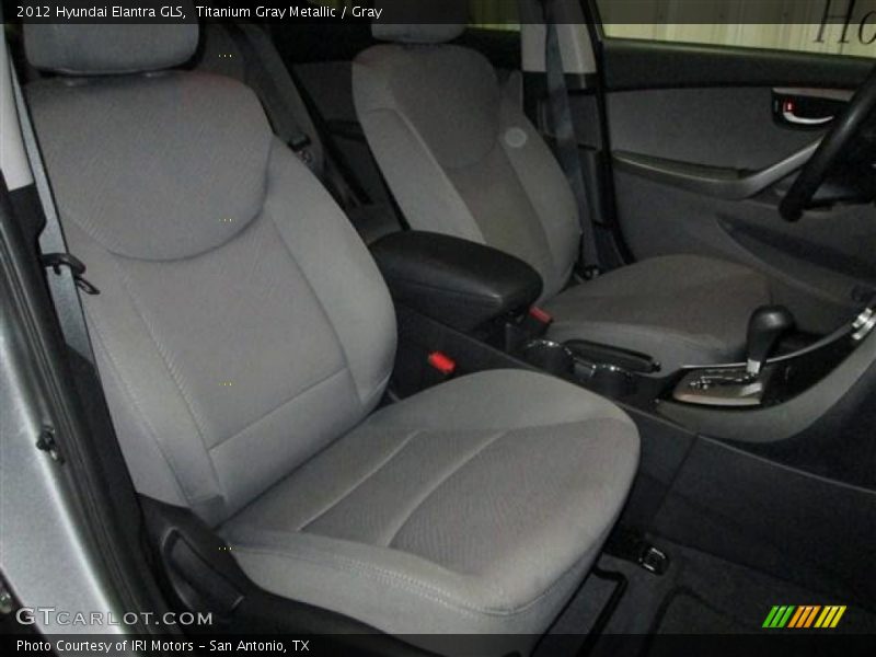 Titanium Gray Metallic / Gray 2012 Hyundai Elantra GLS