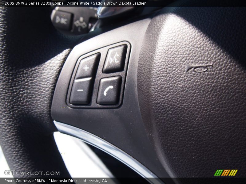 Alpine White / Saddle Brown Dakota Leather 2009 BMW 3 Series 328xi Coupe