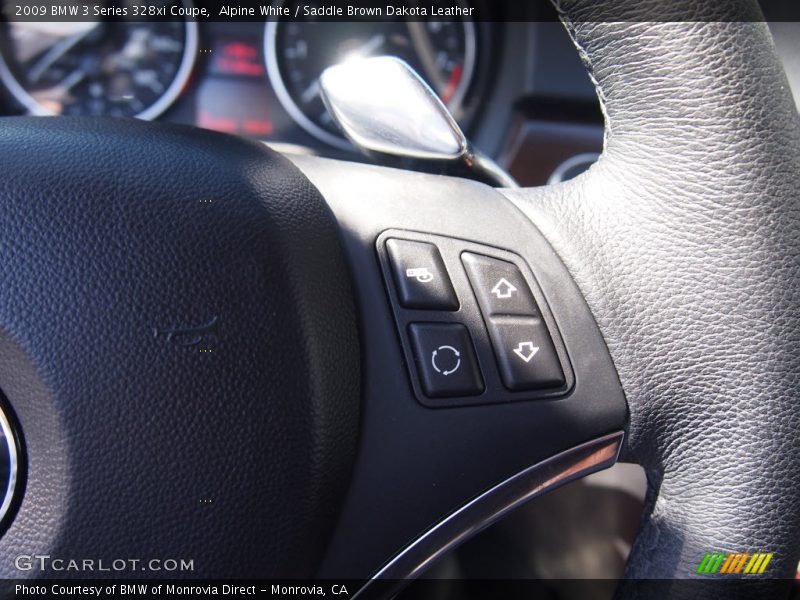 Alpine White / Saddle Brown Dakota Leather 2009 BMW 3 Series 328xi Coupe