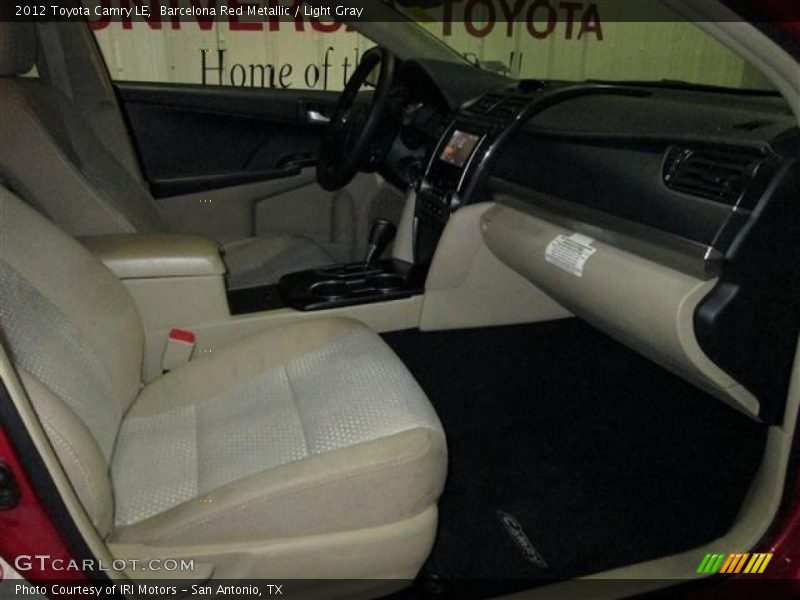 Barcelona Red Metallic / Light Gray 2012 Toyota Camry LE