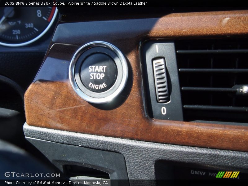 Alpine White / Saddle Brown Dakota Leather 2009 BMW 3 Series 328xi Coupe