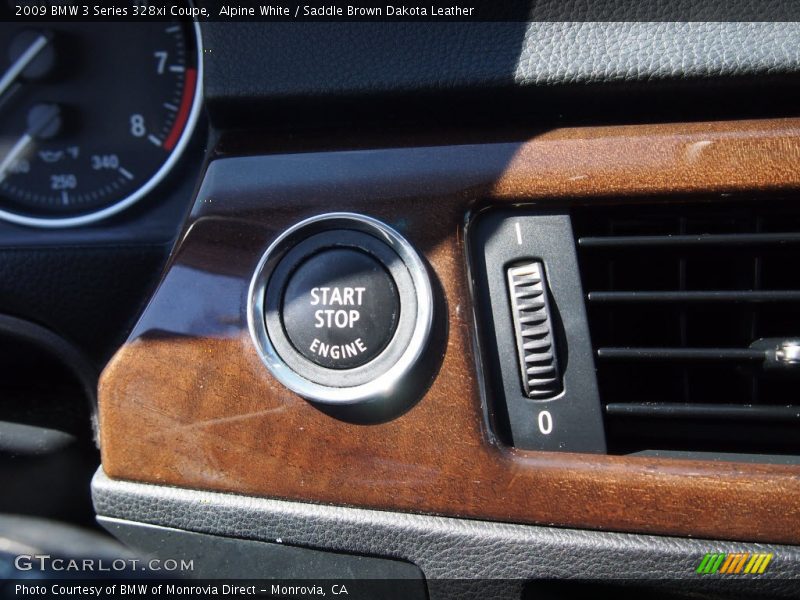 Alpine White / Saddle Brown Dakota Leather 2009 BMW 3 Series 328xi Coupe
