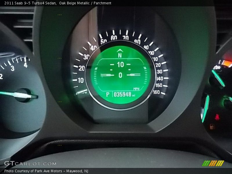 Oak Beige Metallic / Parchment 2011 Saab 9-5 Turbo4 Sedan