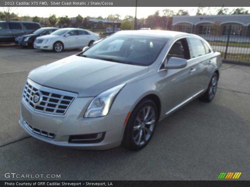 Silver Coast Metallic / Shale/Cocoa 2013 Cadillac XTS FWD