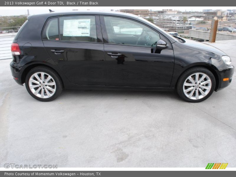 Black / Titan Black 2013 Volkswagen Golf 4 Door TDI