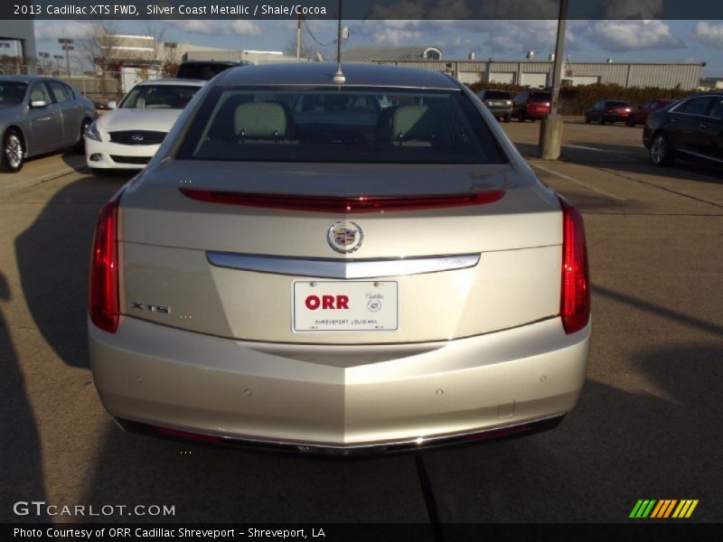 Silver Coast Metallic / Shale/Cocoa 2013 Cadillac XTS FWD