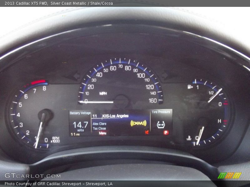 Silver Coast Metallic / Shale/Cocoa 2013 Cadillac XTS FWD