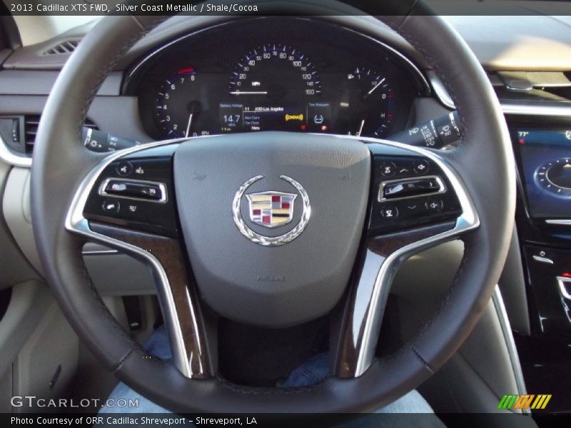 Silver Coast Metallic / Shale/Cocoa 2013 Cadillac XTS FWD