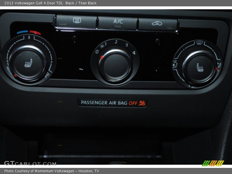 Black / Titan Black 2013 Volkswagen Golf 4 Door TDI