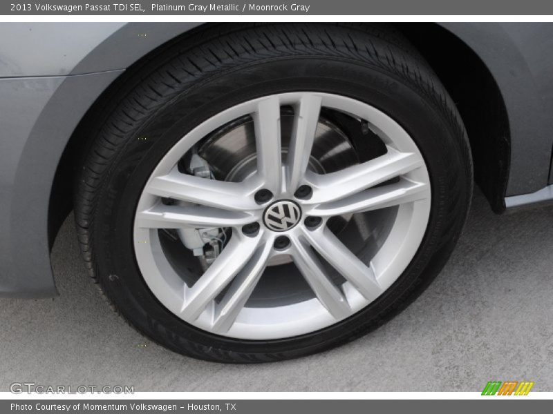 Platinum Gray Metallic / Moonrock Gray 2013 Volkswagen Passat TDI SEL