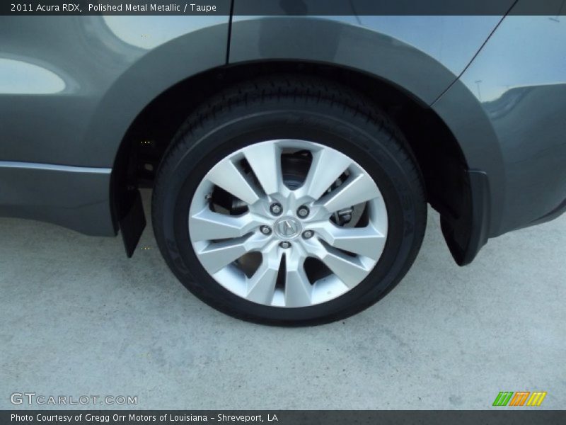 Polished Metal Metallic / Taupe 2011 Acura RDX
