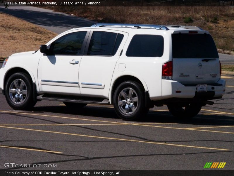 Blizzard White / Almond 2011 Nissan Armada Platinum