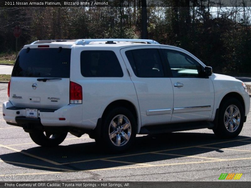 Blizzard White / Almond 2011 Nissan Armada Platinum