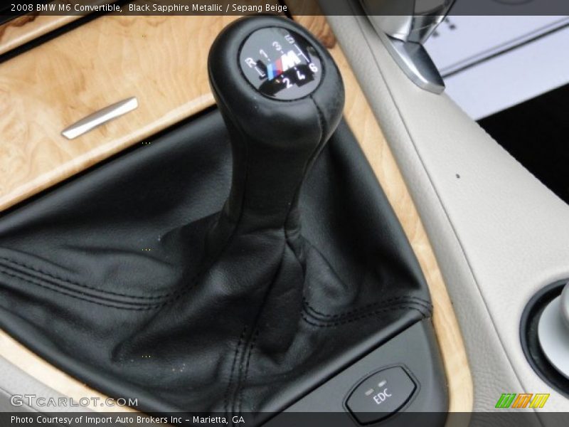  2008 M6 Convertible 6 Speed Manual Shifter
