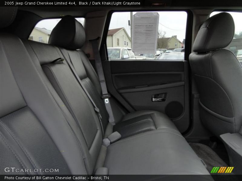 Black / Dark Khaki/Light Graystone 2005 Jeep Grand Cherokee Limited 4x4