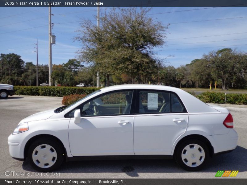  2009 Versa 1.8 S Sedan Fresh Powder