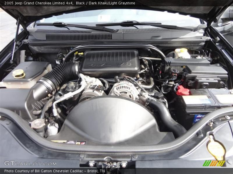 Black / Dark Khaki/Light Graystone 2005 Jeep Grand Cherokee Limited 4x4