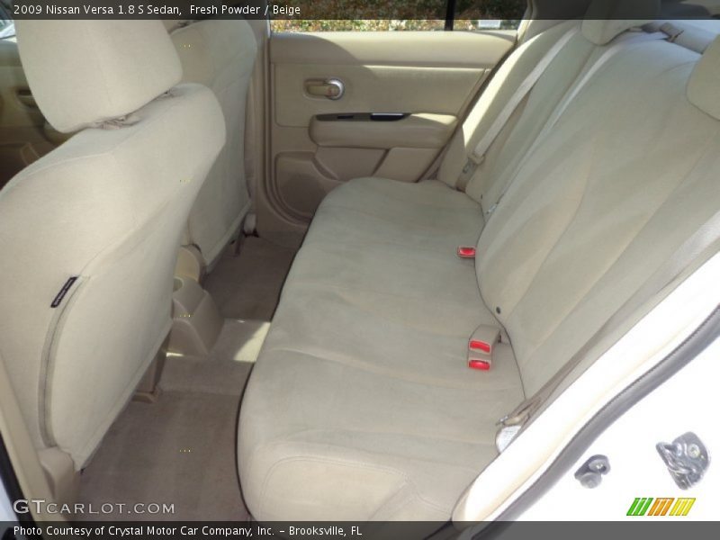 Fresh Powder / Beige 2009 Nissan Versa 1.8 S Sedan