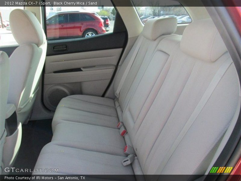 Black Cherry Mica / Sand 2012 Mazda CX-7 i Sport