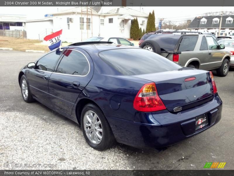 Midnight Blue Pearl / Light Taupe 2004 Chrysler 300 M Sedan