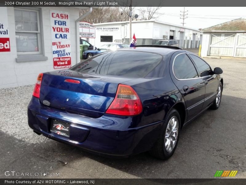 Midnight Blue Pearl / Light Taupe 2004 Chrysler 300 M Sedan