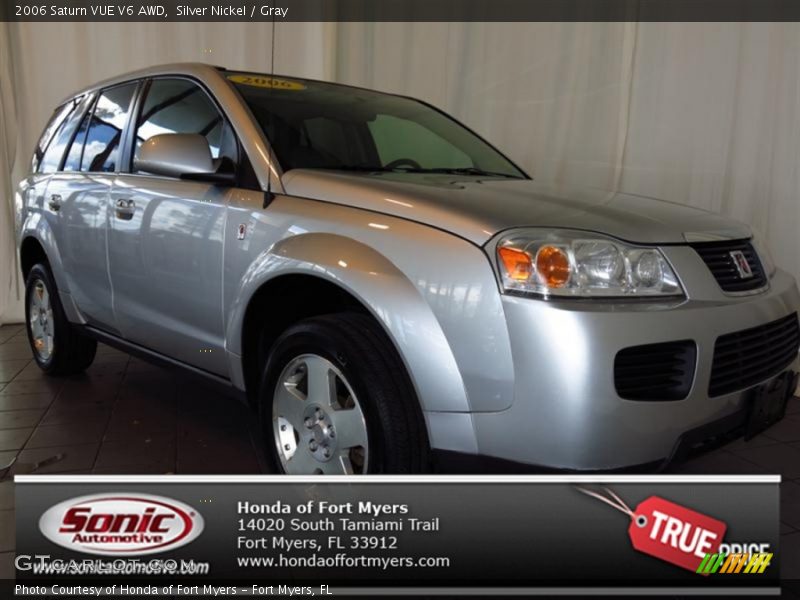 Silver Nickel / Gray 2006 Saturn VUE V6 AWD