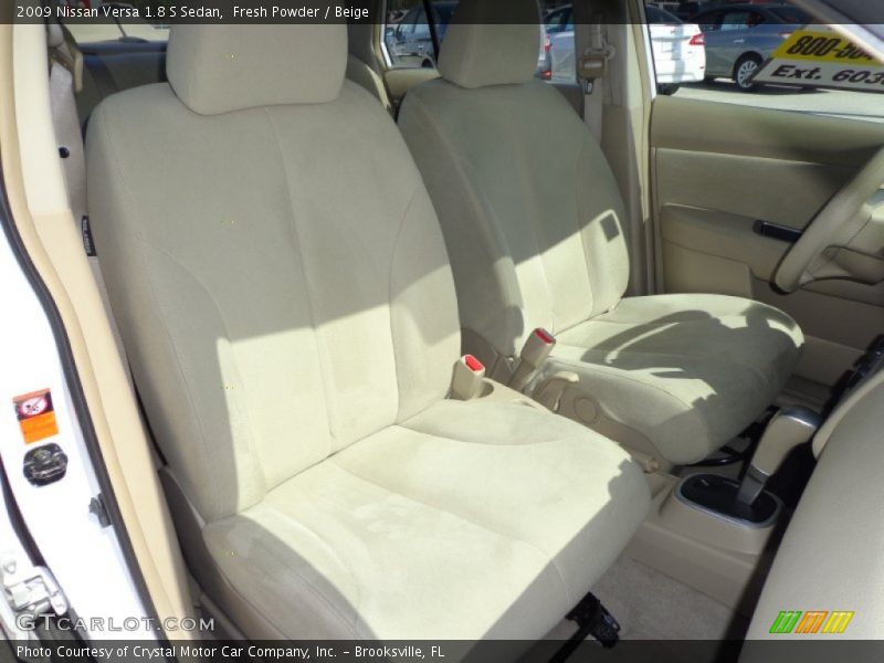 Fresh Powder / Beige 2009 Nissan Versa 1.8 S Sedan