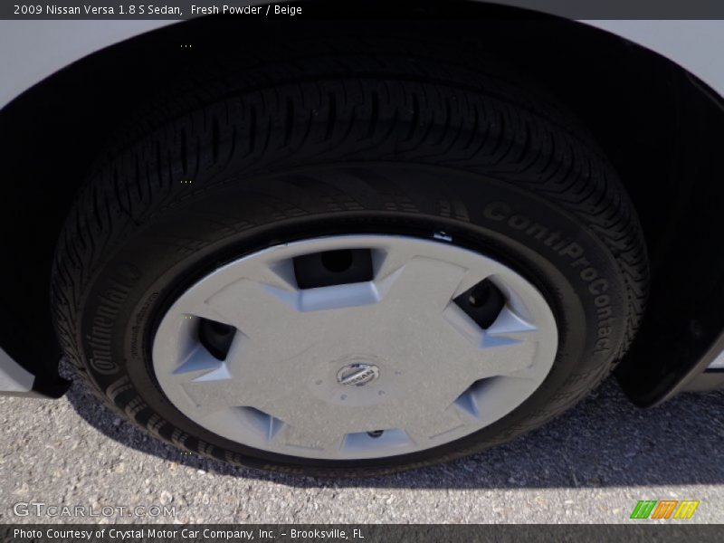 Fresh Powder / Beige 2009 Nissan Versa 1.8 S Sedan