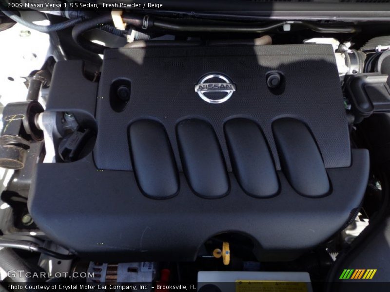 Fresh Powder / Beige 2009 Nissan Versa 1.8 S Sedan