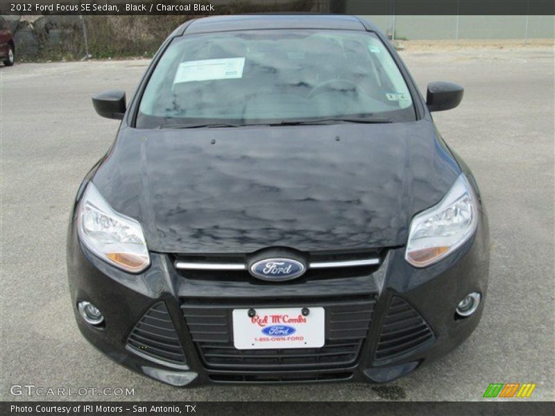 Black / Charcoal Black 2012 Ford Focus SE Sedan