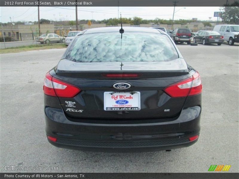 Black / Charcoal Black 2012 Ford Focus SE Sedan