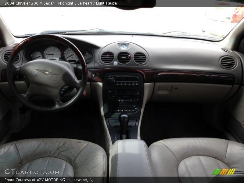 Midnight Blue Pearl / Light Taupe 2004 Chrysler 300 M Sedan