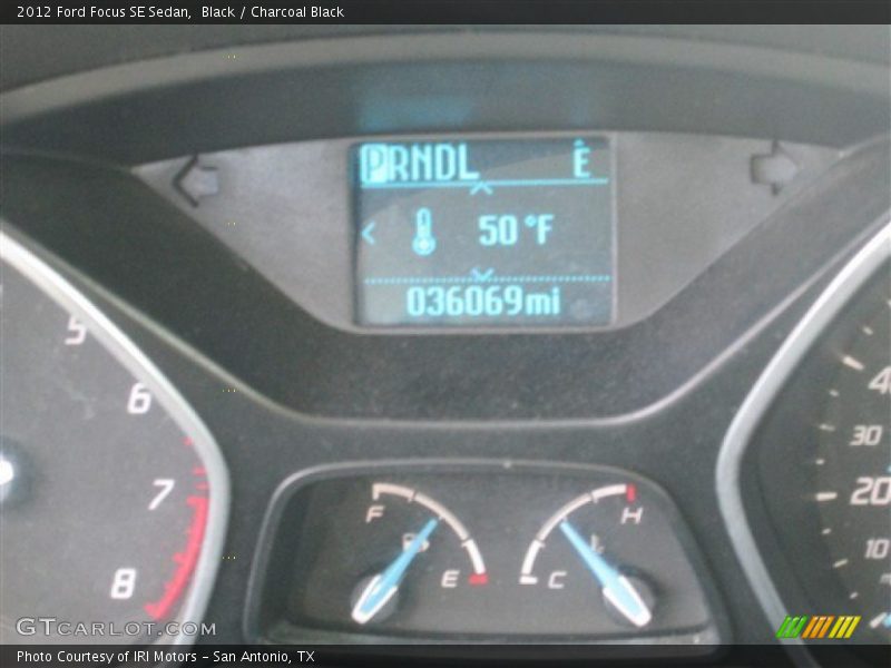 Black / Charcoal Black 2012 Ford Focus SE Sedan
