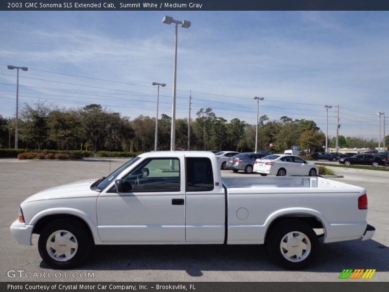  2003 Sonoma SLS Extended Cab Summit White