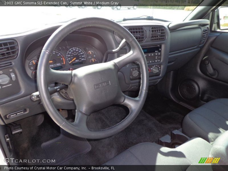 Dashboard of 2003 Sonoma SLS Extended Cab