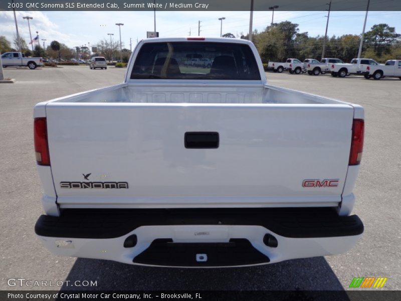 Summit White / Medium Gray 2003 GMC Sonoma SLS Extended Cab