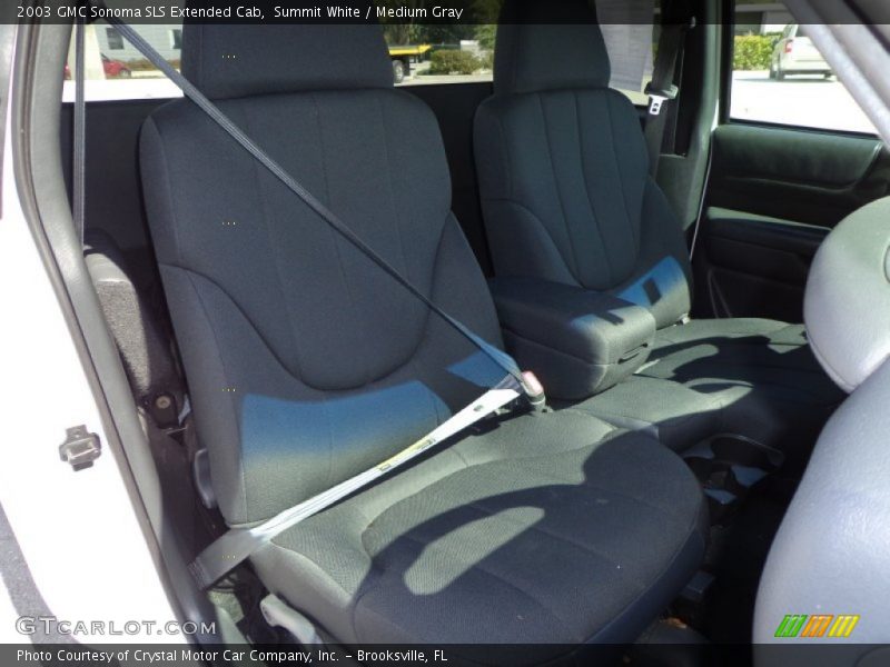 Summit White / Medium Gray 2003 GMC Sonoma SLS Extended Cab